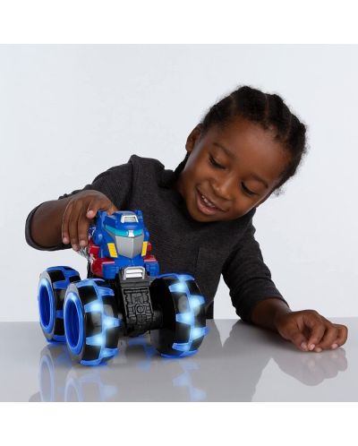 Електронна играчка Tomy - Monster Treads, Optimus Prime, със светещи гуми - 7